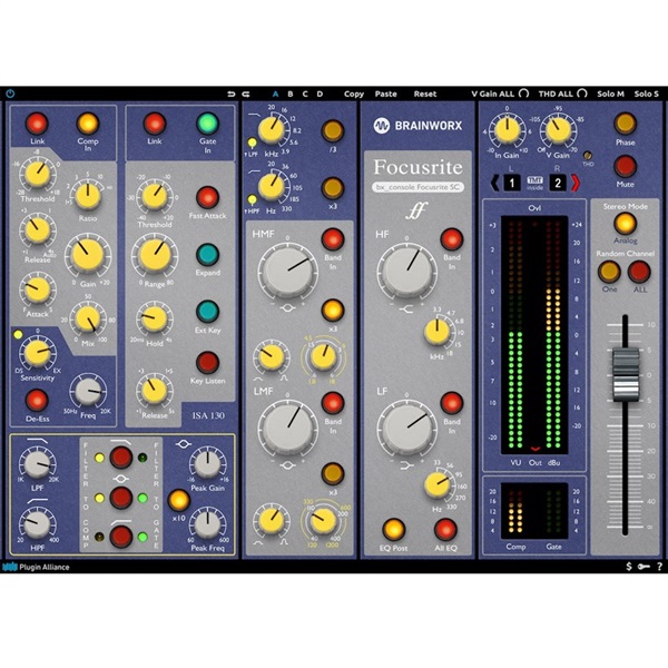 DTM・DAW BRAINWORX BX_CONSOLE FOCUSRITE SC Plugin Alliance Brainworx bx_console Focusrite SC (プラグ