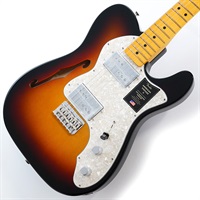 American Vintage II 1972 Telecaster Thinline (3-Color Sunburst/Maple)