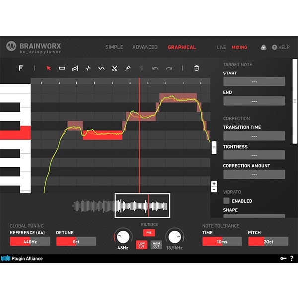 Plugin Alliance Brainworx bx_crispytuner(オンライン納品)(2時間以内に納品)