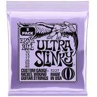 Ultra Slinky Nickel Wound Electric Guitar Strings 3 Pack #3227