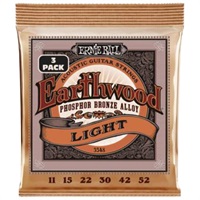 Earthwood Acoustic Phosphor Bronze Light 3 Pack (11-52) #3548