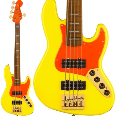 Fender MEX MonoNeon Jazz Bass V (Neon Yellow)