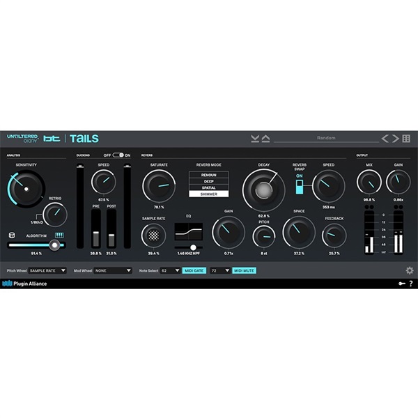 Plugin Alliance Unfiltered Audio TAILS(オンライン納品)(2時間以内に納品)