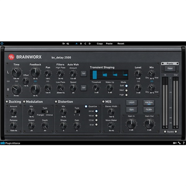 Plugin Alliance Brainworx bx_delay 2500(オンライン納品)(2時間以内に納品)