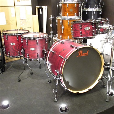 Pearl Reference PURE 5pc Drum Kit / Scarlet Ash w/Black Nickel Parts & Red Logo Front Head 【Drum Station Limited Color】