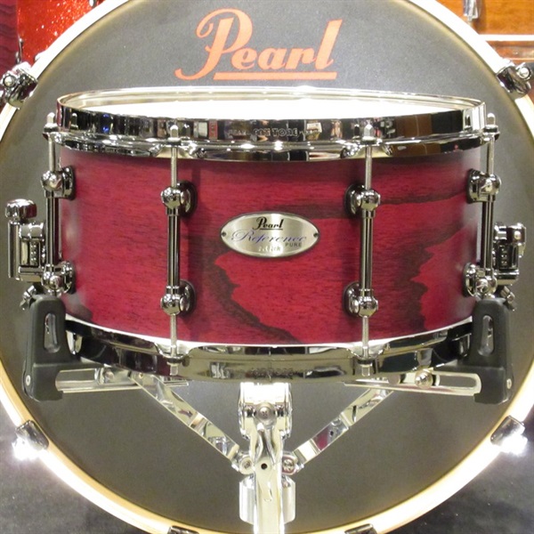 Pearl Reference PURE Snare Drum 13×6.5 Scarlet Ash w/Black Nickel Parts  [RFP1365S/BN #847]【Drum Station Limited Color】 ｜イケベ楽器店