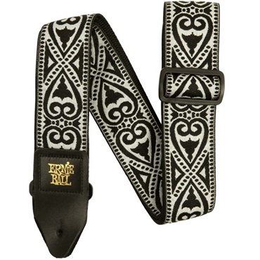 ERNIE BALL BLACK HEART JACQUARD STRAP [#5345]
