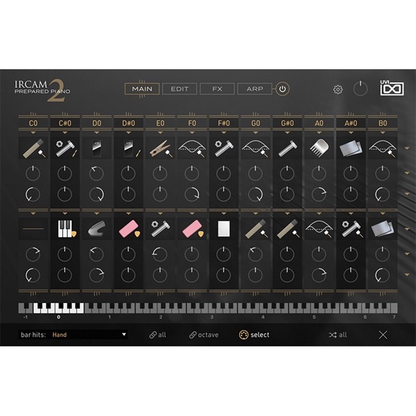 UVI IRCAM Prepared Piano 2(代引不可)(オンライン納品)