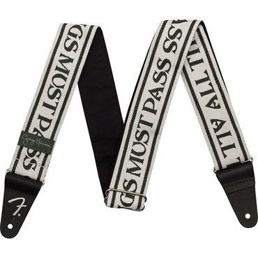 Fender USA George Harrison All Things Must Pass Logo Strap (White/Black) [#0990639046]