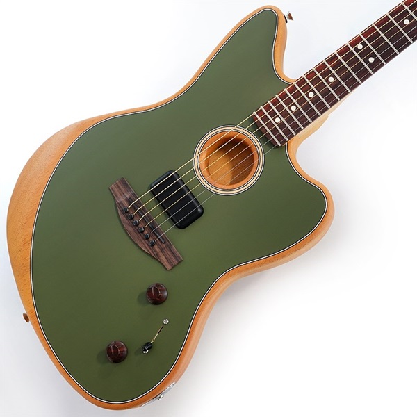 Fender Acoustics Acoustasonic Player Jazzmaster (Antique Olive)
