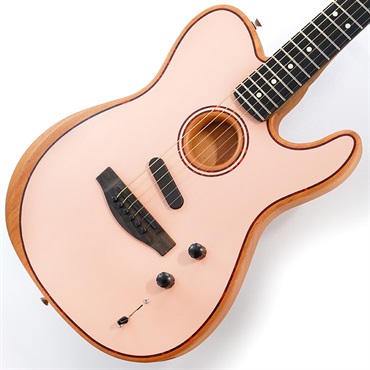 FSR American Acoustasonic Telecaster (Shell Pink/Ebony Fingerboard)