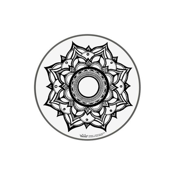 REMO PE-0012-AB-004 [ARTBEAT ARTIST COLLECTION DRUMHEAD - ARIC IMPROTA 12inch / SLEEP LOTUS]