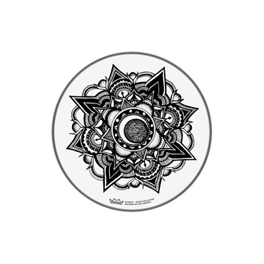 PE-0013-AB-005 [ARTBEAT ARTIST COLLECTION DRUMHEAD - ARIC IMPROTA 13inch / NOCTURNAL BLOOM]
