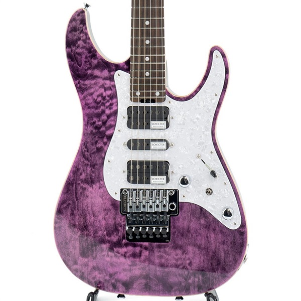 ギター Schecter SD-2-24 BW PUR/M SCHECTER [※お取り寄せ商品] SD-2-24-AL Maple/See-thru Blue
