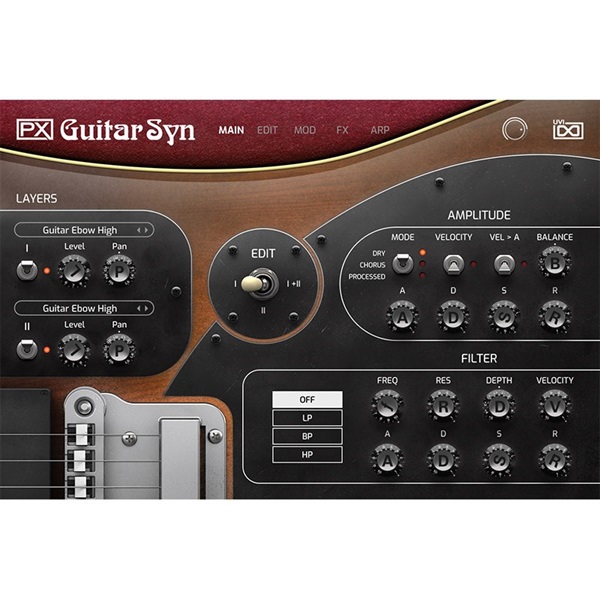 UVI PX Guitar Syn(代引不可)(オンライン納品)