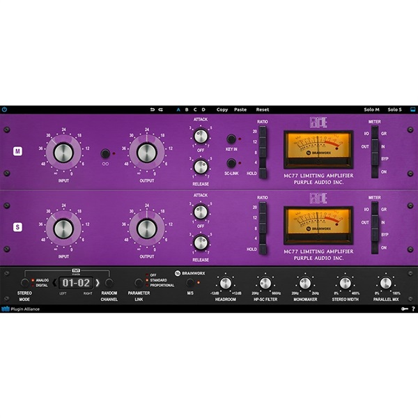 Plugin Alliance Purple Audio MC77(オンライン納品)(2時間以内に納品)
