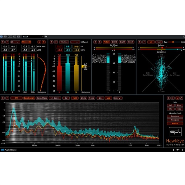 Plugin Alliance SPL HawkEye(オンライン納品)(2時間以内に納品)