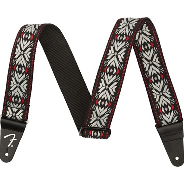 Fender USA Pasadena Woven Strap (Red Snowflake) [#0990638026]