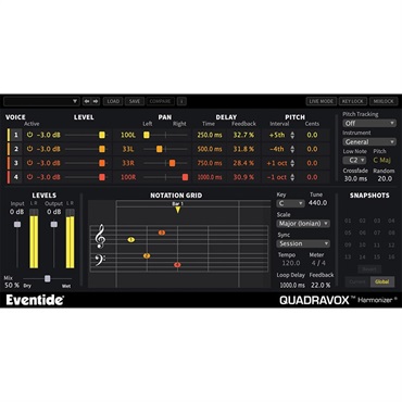 Eventide QUADRAVOX(代引不可)(オンライン納品)
