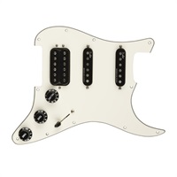 Pre-Wired Strat Pickguard， Shawbucker Bridge/Gen 4 Noiseless Neck/Middle HSS (Parchment) [#0992347509]