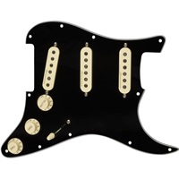 Pre-Wired Strat Pickguard， Vintage Noiseless SSS (Black) [#0992344506]【在庫処分超特価】