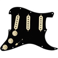 Pre-Wired Strat Pickguard， Tex-Mex SSS (Black) [#0992343506]