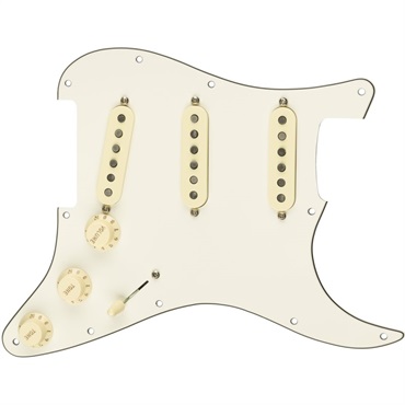 Pre-Wired Strat Pickguard， Custom '69 SSS (Parchment) [#0992341509]