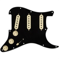 Pre-Wired Strat Pickguard， Custom '69 SSS (Black) [#0992341506]
