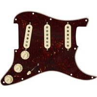 Pre-Wired Strat Pickguard， Custom Shop Fat 50's SSS (Tortoise Shell) [#0992340500]【在庫処分超特価】