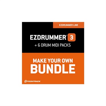 TOONTRACK EZDRUMMER 3 MIDI EDITION(オンライン納品)(2時間以内に納品)