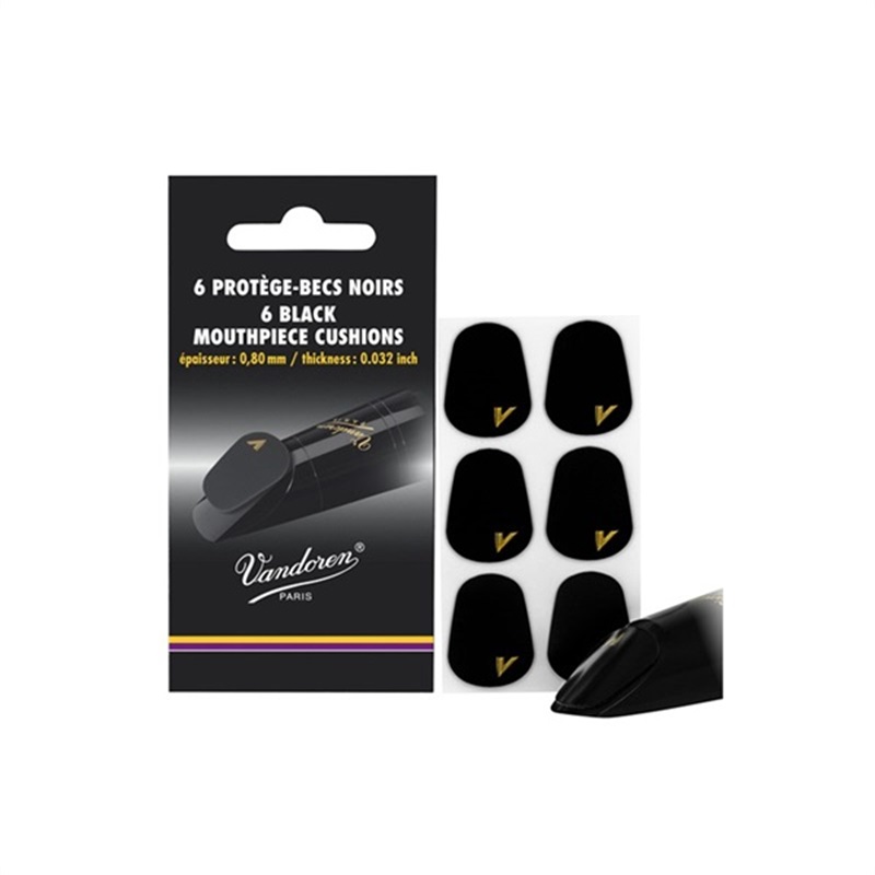 ヴァン・ヘイレン『新品CD6枚セット』 VANDOREN 「厚さ：0.80mm(ブラック)」バンドレン マウスピース