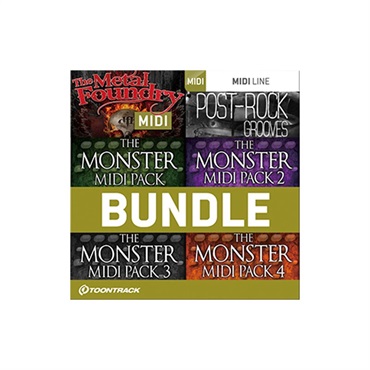 TOONTRACK 【MIDI 6 PACK SALE!】DRUM 6MIDI - HIGH-OCTANE(オンライン納品)(2時間以内に納品)