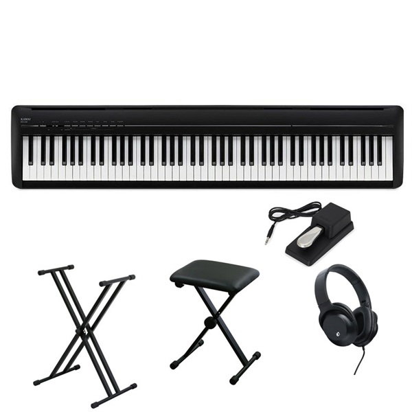 KAWAI ES120B Filo＋純正ダンパーペダル+X型スタンド+X型イスセット(電子ピアノ)