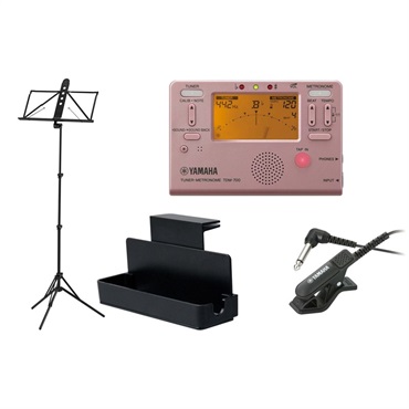 エフェクター 小型アンプ チューナー トランスミッター 譜面台セット