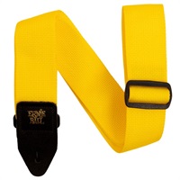 YELLOW & BLACK POLYPRO GUITAR STRAP [#P05351]