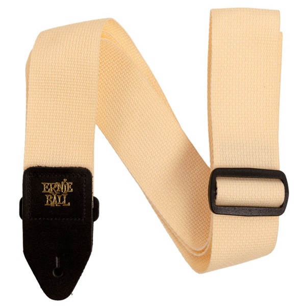 ERNIE BALL 【GW激得セール】 CREAM & BLACK POLYPRO GUITAR STRAP [#P05354]