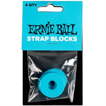 ERNIE BALL 【GW激得セール】 #5619 STRAP BLOCKS 4PK - BLUE (4枚入り)