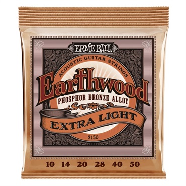 ERNIE BALL Earthwood Acoustic Phosphor Bronze 2150 EXTRA LIGHT (10-50)