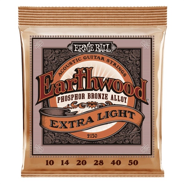 ERNIE BALL Earthwood Acoustic Phosphor Bronze 2150 EXTRA LIGHT (10-50)