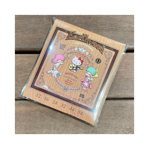 ERNIE BALL Earthwood 80/20 Bronze 3003 MEDIUM LIGHT （12-54） SANRIO