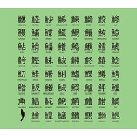 楽しく学べるクロス さかなへん GRN (グリーン)