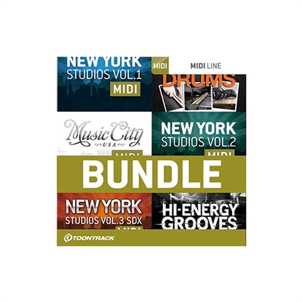 TOONTRACK DRUM 6MIDI - SESSION DRUMMERS(オンライン納品)(2時間以内に納品)