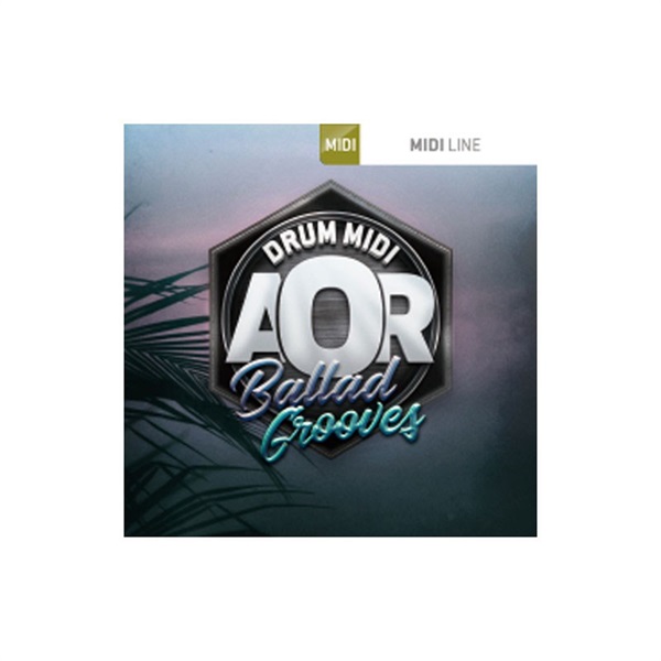 TOONTRACK DRUM MIDI - AOR BALLAD GROOVES(オンライン納品)(2時間以内に納品)