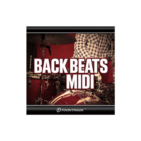 TOONTRACK DRUM MIDI - BACK BEATS(オンライン納品)(2時間以内に納品)