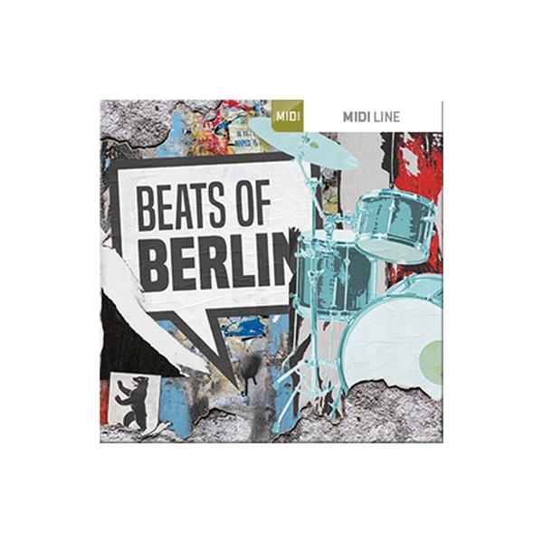 TOONTRACK DRUM MIDI - BEATS OF BERLIN(オンライン納品)(2時間以内に納品)