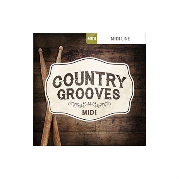 TOONTRACK DRUM MIDI - COUNTRY GROOVES(オンライン納品)(2時間以内に納品)