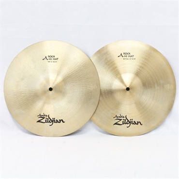 【値下げしました！】A Zildjian Rock HiHats 14 [1350g/1392g] 【中古品】