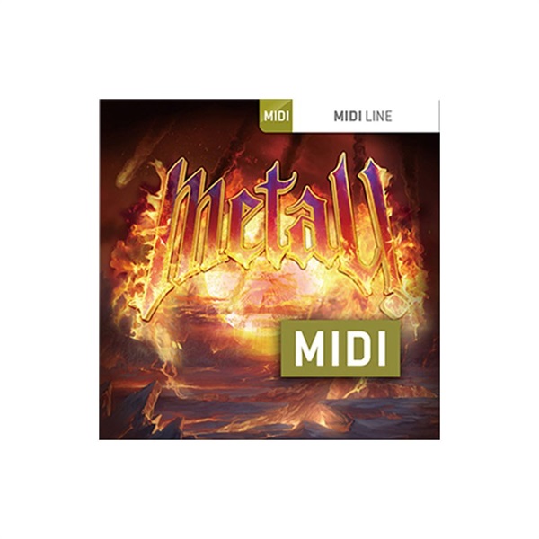 TOONTRACK DRUM MIDI - METAL(オンライン納品)(2時間以内に納品)