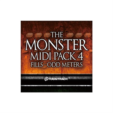 TOONTRACK DRUM MIDI - MONSTER MIDI PACK 4 FILLS & ODD METERS(オンライン納品)(2時間以内に納品)