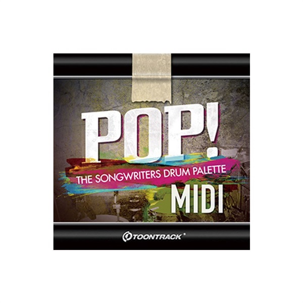 TOONTRACK DRUM MIDI - POP!(オンライン納品)(2時間以内に納品)